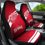 DETROIT RED WINGS CAR SEAT COVER (SET OF 2) VER 2 (4360045690979)