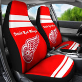 DETROIT RED WINGS CAR SEAT COVER (SET OF 2) VER 1 (4360046870627)