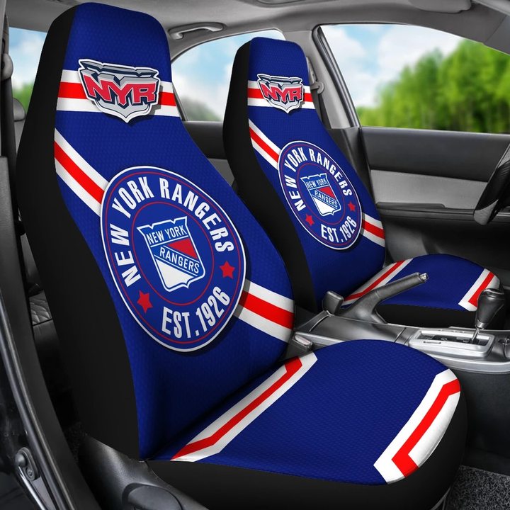 NEW YORK RANGERS CAR SEAT COVER (SET OF 2) (4360027471971)