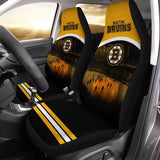 BOSTON BRIUNS CAR SEAT COVER (SET OF 2) (4360004665443)