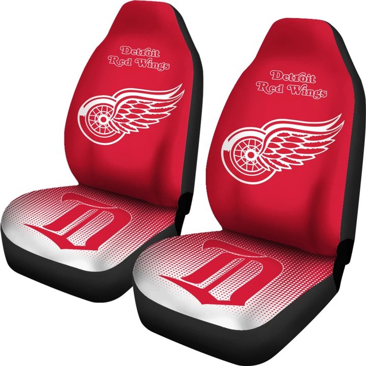 DETROIT RED WINGS CAR SEAT COVER (SET OF 2) (4360037236835)