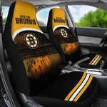 BOSTON BRIUNS CAR SEAT COVER (SET OF 2) (4360004665443)