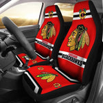 CHICAGO BLACKHAWKS CAR SEAT COVER (SET OF 2) (4359986085987)