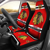 CHICAGO BLACKHAWKS CAR SEAT COVER (SET OF 2) (4359986085987)