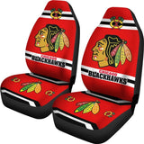 CHICAGO BLACKHAWKS CAR SEAT COVER (SET OF 2) (4359986085987)