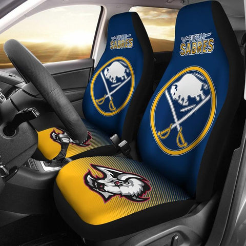 BUFFALO SABERS SEAT COVER (SET OF 2)